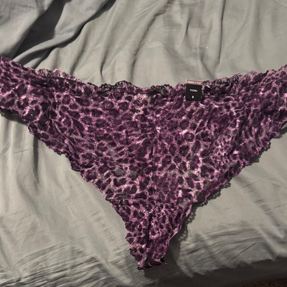 Torrid Purple Lace Thong